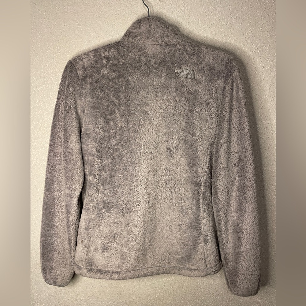 The North Face Fleece Grey Winter Outdoor Osito Jacket Small Teddy - Picture 6 of 11